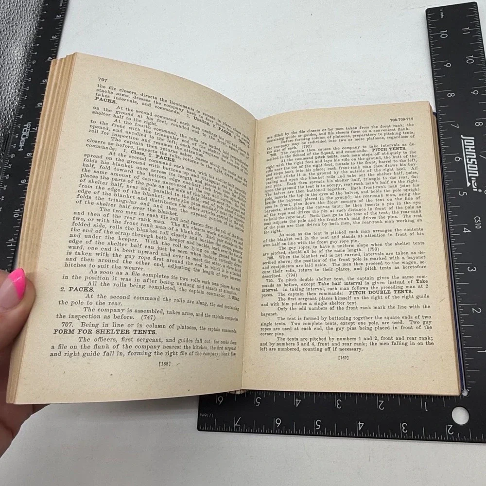 1917 Manual of Military Training Jas A Moss WWI 2nd Edition with full Maps Banta